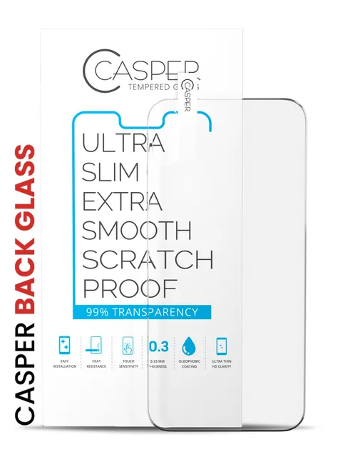 Ochranné sklo Casper (zadní sklo) pro iPhone XR (balení 100 ks) (průhledné)