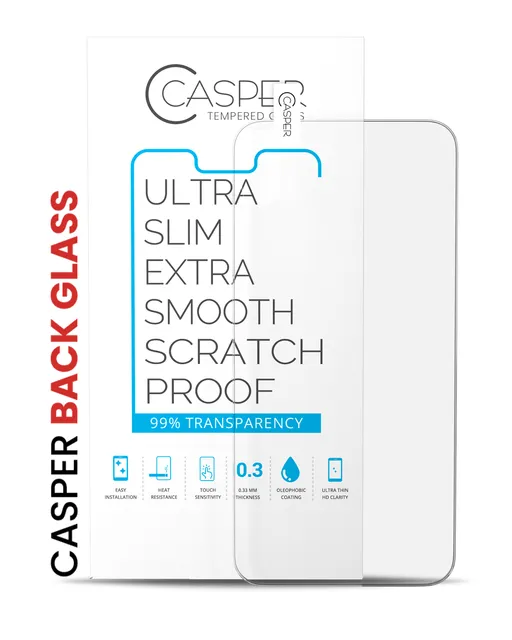 Ochranné sklo Casper (zadní sklo) pro iPhone XS Max (balení 100 ks) (průhledné)