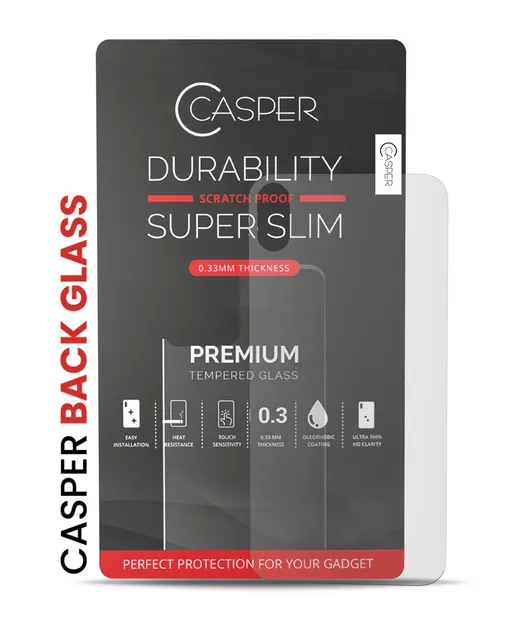 Ochranné sklo Casper (zadní sklo) pro iPhone XS Max (v krabičce) (matný)