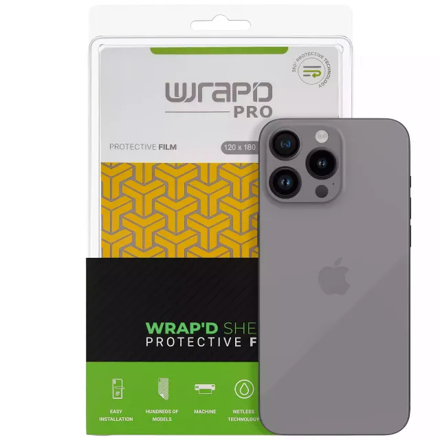 Wrapd - displej ochrana fólie (balení 10 ks) (Clear Pro)