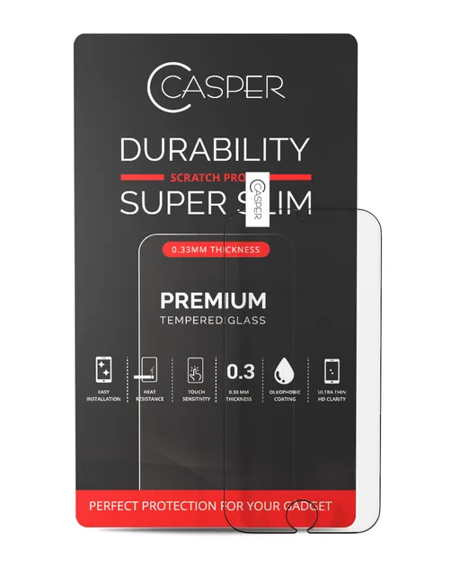 Ochranné sklo Casper pro iPhone 5 / 5S / 5C / SE (2016) (v krabičce) (průhledné)