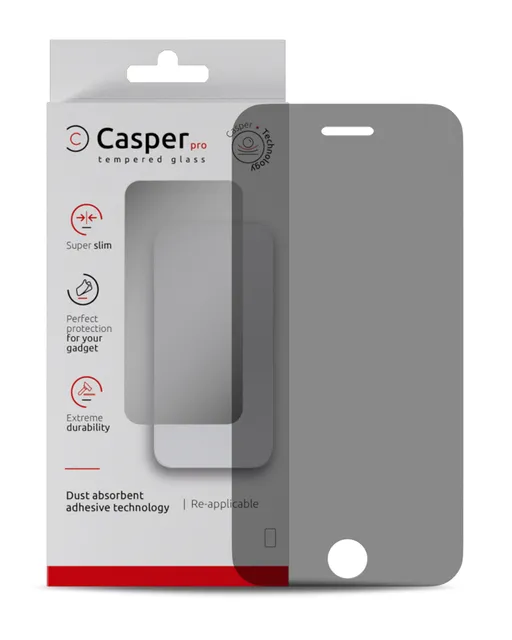 Ochranné sklo Casper Pro pro iPhone 6 Plus / 6S Plus (v krabičce) (privátní)