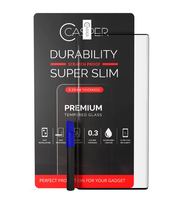Casper UV tvrzený sklo s lepidlo pro Samsung Galaxy Note 10 (nekoliduje s krytem) (v krabičce)