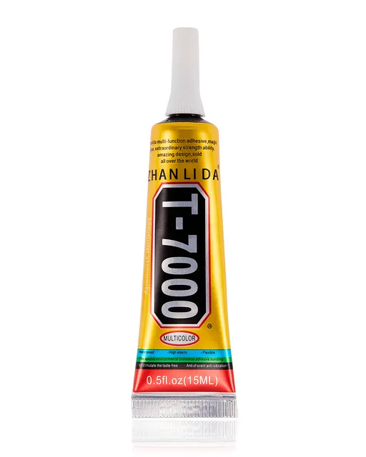 Multi-Purpose lepidlo lepení T7000 (15ml / Black) (Zhanlida)