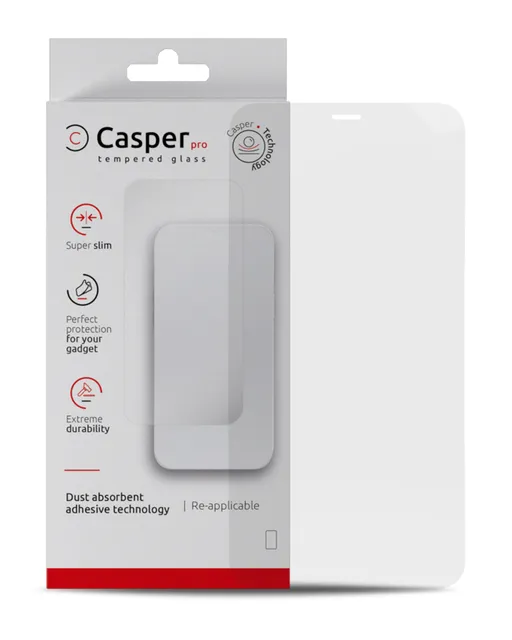 Ochranné sklo Casper Pro pro iPhone 12 mini (nekoliduje s krytem) (v krabičce) (průhledné)