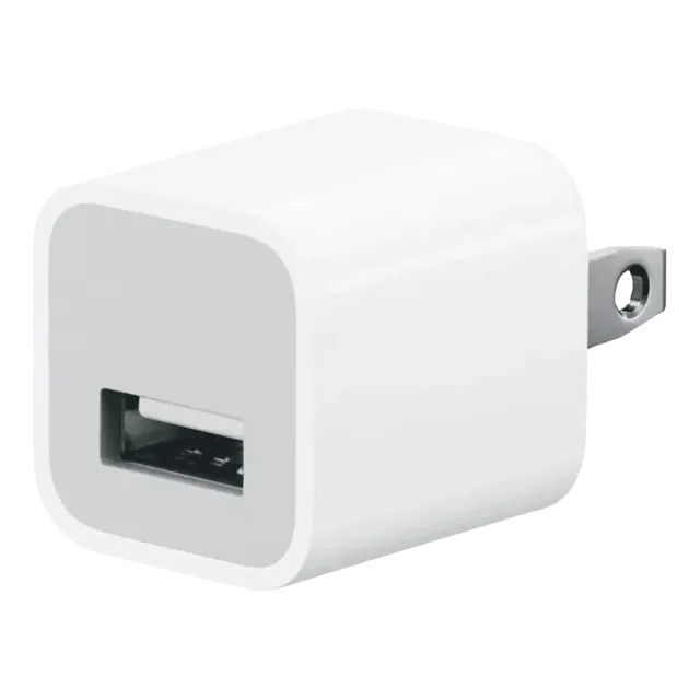 Apple 5W USB-A síťový adaptér pro iPhone / iPad / Watch / iPod (originál, stav A, hromadné balení) (balení 10 ks)