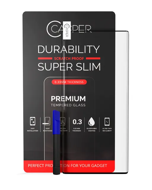 Casper UV tvrzený sklo s lepidlo pro Samsung Galaxy Note 10 Plus / 5G (nekoliduje s krytem) (v krabičce)