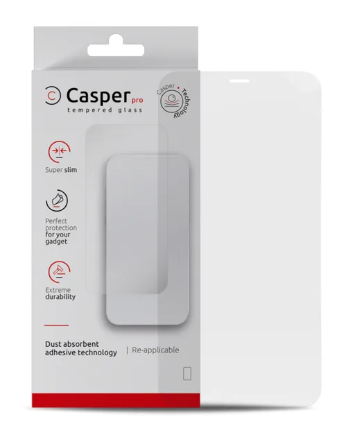 Ochranné sklo Casper Pro pro iPhone 12 / 12 Pro (v krabičce) (nekoliduje s krytem) (průhledné)