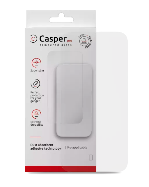Ochranné sklo Casper Pro pro iPhone 16 Pro Max / 17 Pro Max / 18 Pro Max (v krabičce) (průhledné)