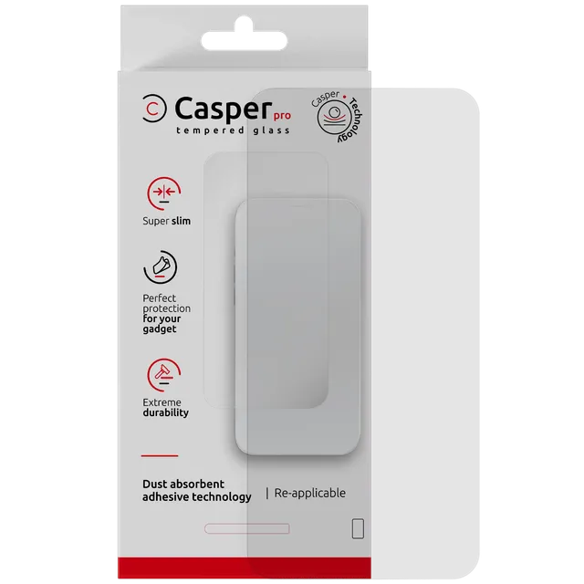 Ochranné sklo Casper Pro pro Samsung Galaxy S24 Plus 5G / S25 Plus 5G (v krabičce) (průhledné)