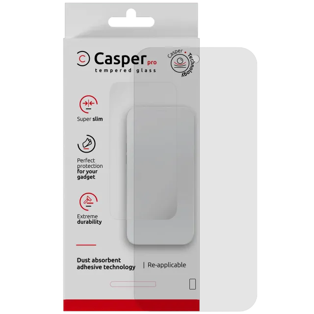 Ochranné sklo Casper Pro pro Google Pixel 10 Pro XL / 11 Pro XL (v krabičce) (průhledné)
