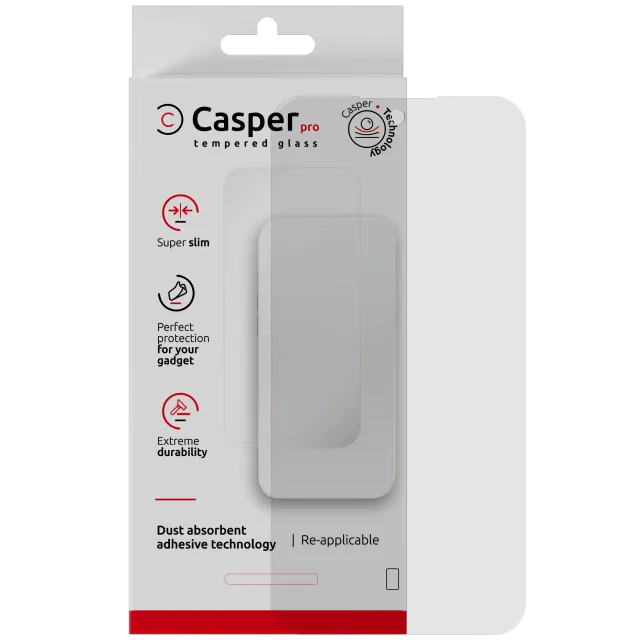 Ochranné sklo Casper Pro pro Samsung Galaxy A36 5G / S24 FE 5G (v krabičce) (průhledné)
