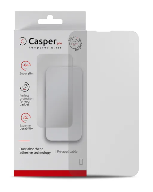 Ochranné sklo Casper Pro pro iPhone 13 / 13 Pro / 14 / 16e / 17e (v krabičce) (matný)