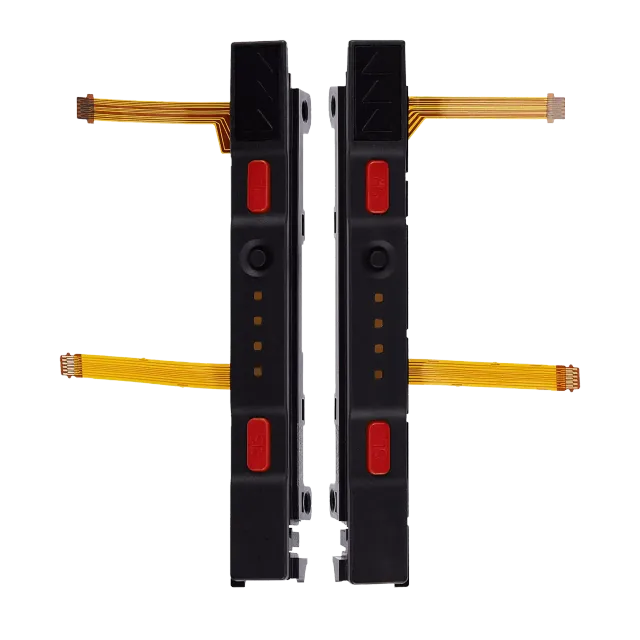 Plastový Rail (Right+Left) s flex kabelem pro Nintendo Switch (červená)