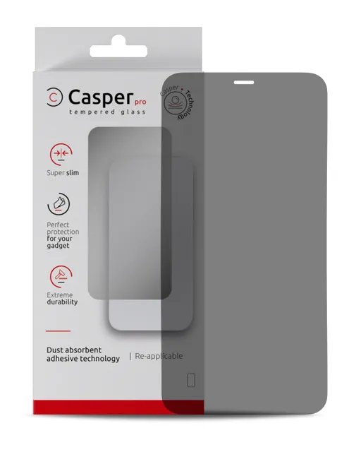 Ochranné sklo Casper Pro pro iPhone X / XS / 11 Pro (v krabičce) (privátní)
