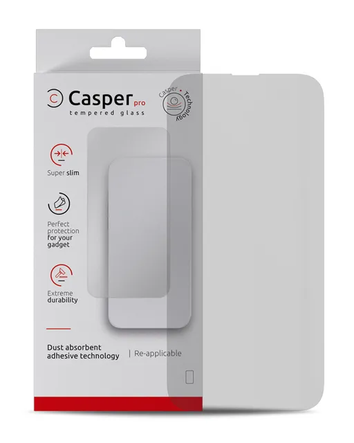 Ochranné sklo Casper Pro pro iPhone 15 Pro (v krabičce) (matný)