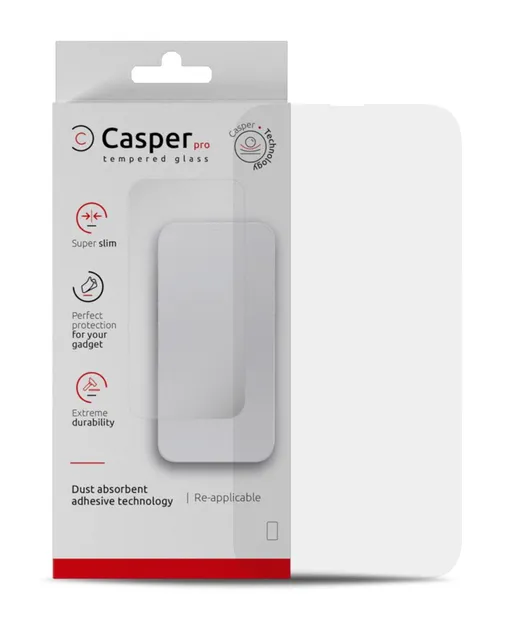 Ochranné sklo Casper Pro pro iPhone 15 Pro Max (v krabičce) (průhledné)