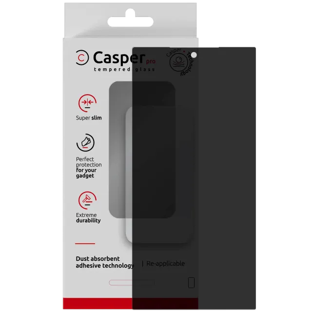 Ochranné sklo Casper Pro pro Samsung Galaxy S24 Ultra (v krabičce) (privátní)