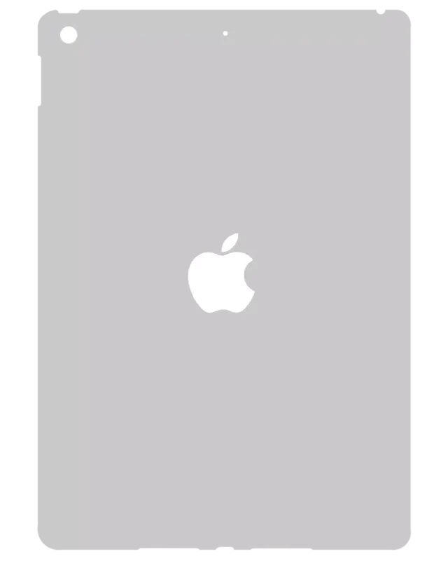 Zadní skin pro iPad 7 (2019) / iPad 8 (2020) / iPad 9 (2021) (WiFi) (stříbrná)