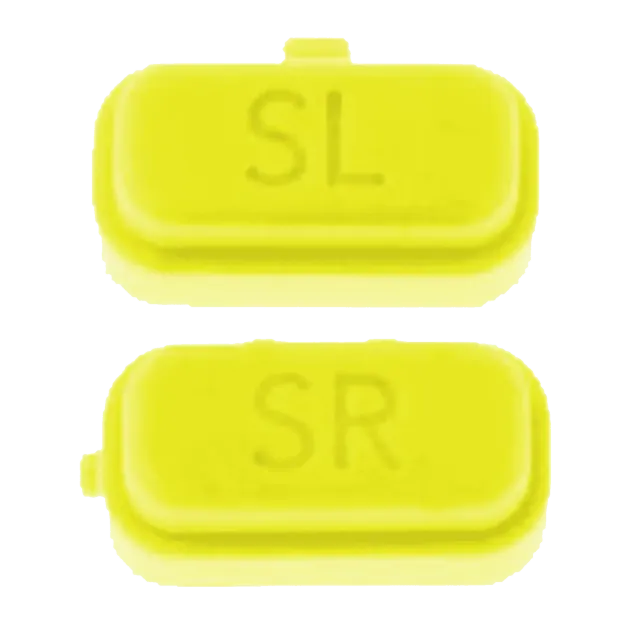 SR a SL přepínač tlačítko pro Nintendo Switch Joy Con ovladač (sada 2 ks) (žlutá)