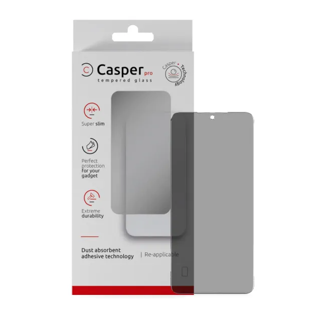Ochranné sklo Casper Pro pro Samsung Galaxy S25 Edge (v krabičce) (privátní)
