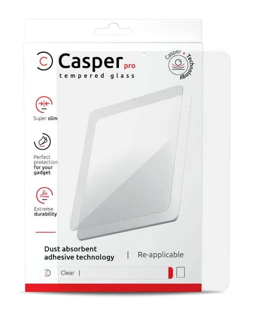Ochranné sklo Casper Pro pro iPad Pro 11" 1. gen. / Pro 11" 2. gen. / Pro 11" 3. gen. / Pro 11" 4th (2022) / Air 4 / Air 5 (v krabičce) (průhledné)