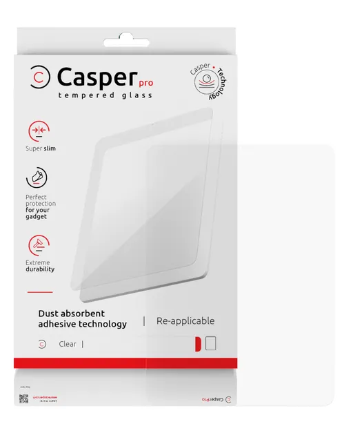 Ochranné sklo Casper Pro pro iPad Air 13" (2024) / Air 13" (2025)/ Air 13"M4 (2026) (v krabičce) (průhledné)