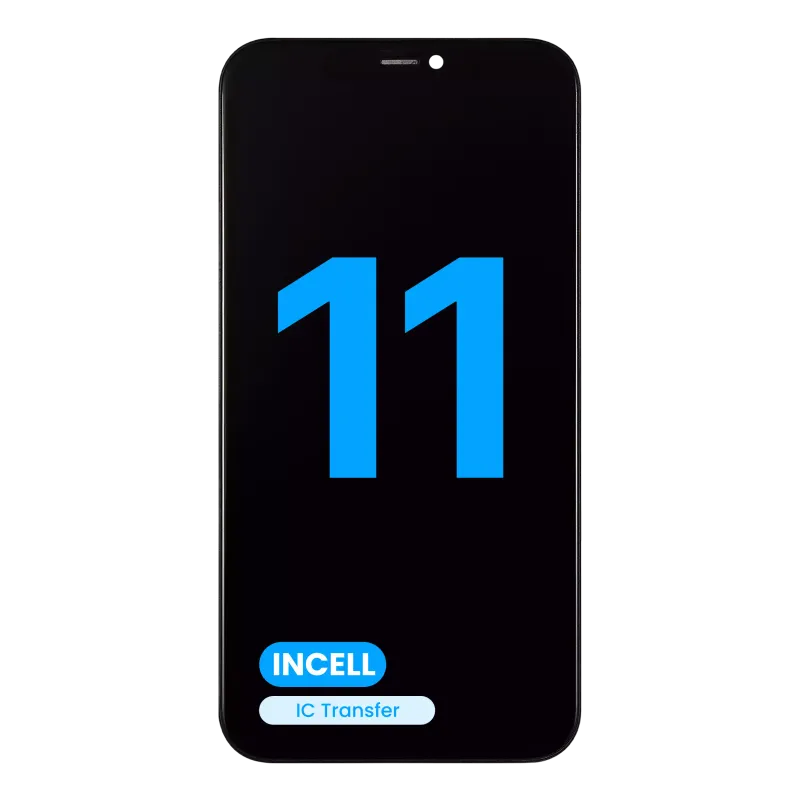 LCD displej s ocelovou deskou (předinstalováno) pro iPhone 11 (Aftermarket: AQ7 / Incell)