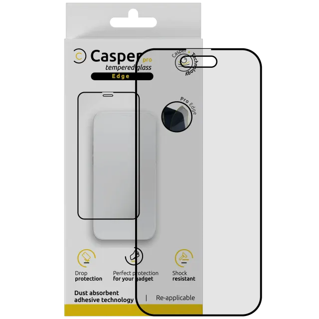 Ochranné sklo Casper Pro Edge pro iPhone Air (v krabičce) (průhledné)