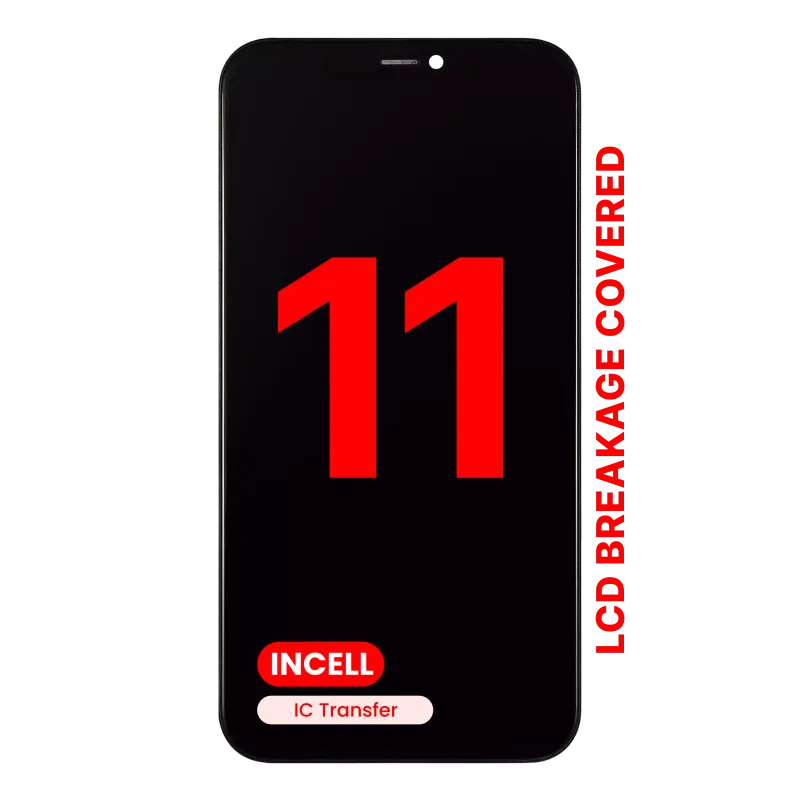 LCD displej s ocelovou deskou (předinstalováno) pro iPhone 11 (Aftermarket Pro: XO7 / Incell)