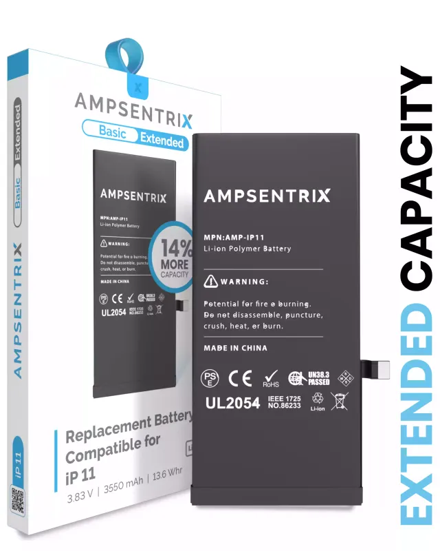 Baterie pro iPhone 11 (AmpSentrix Basic Extended)