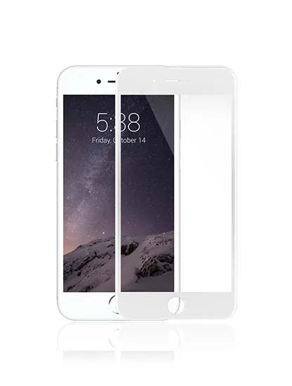 Ochranné tvrzené sklo pro iPhone 6 / 6S (3D White)