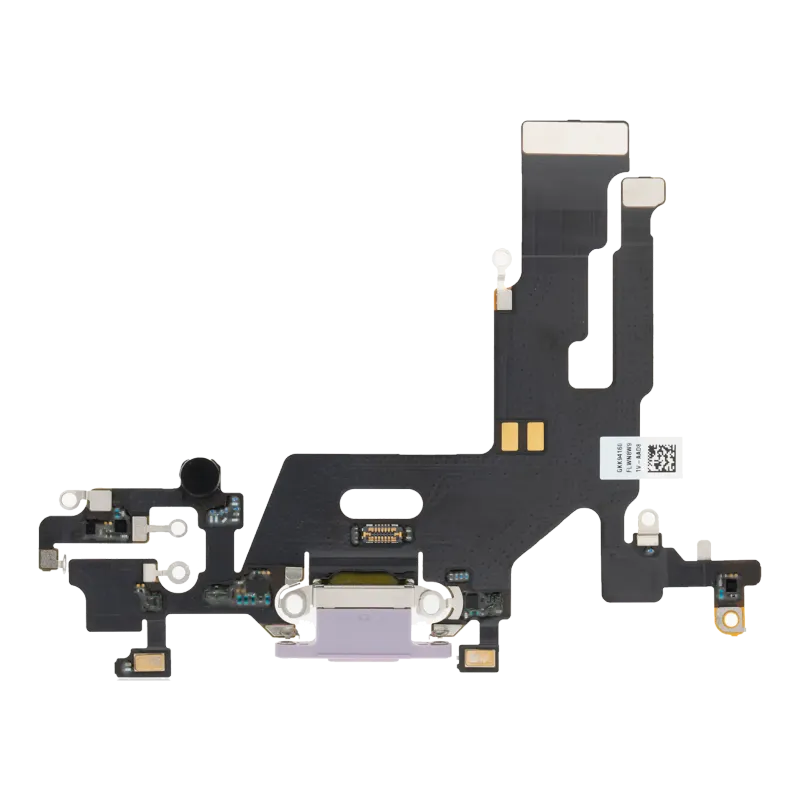 Flex kabel nabíjecího konektoru pro iPhone 11 (Aftermarket Plus) (fialová)