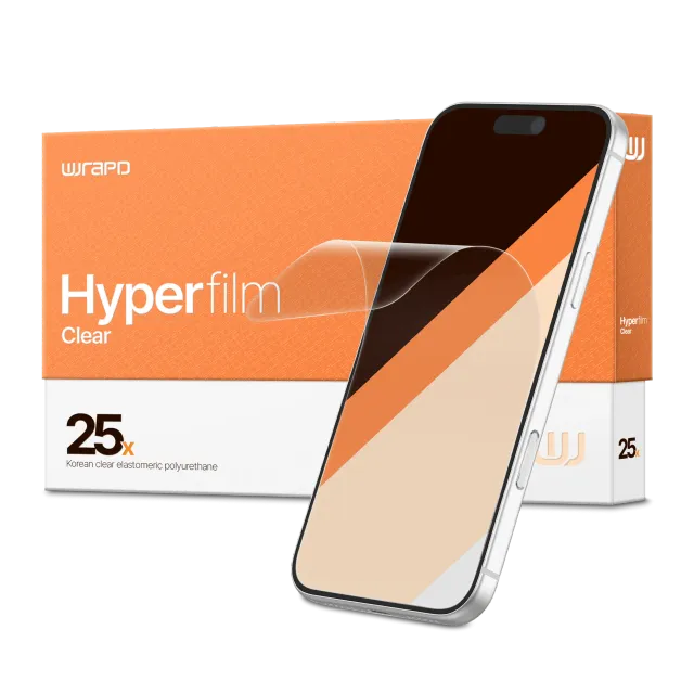 Wrapd HyperFilm - EPU displej ochrana fólie (balení 25 ks) (průhledné)