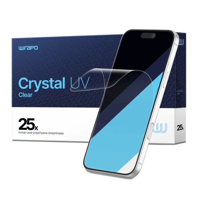 Wrapd krystal UV - UV PET displej ochrana fólie (balení 25 ks) (průhledné)