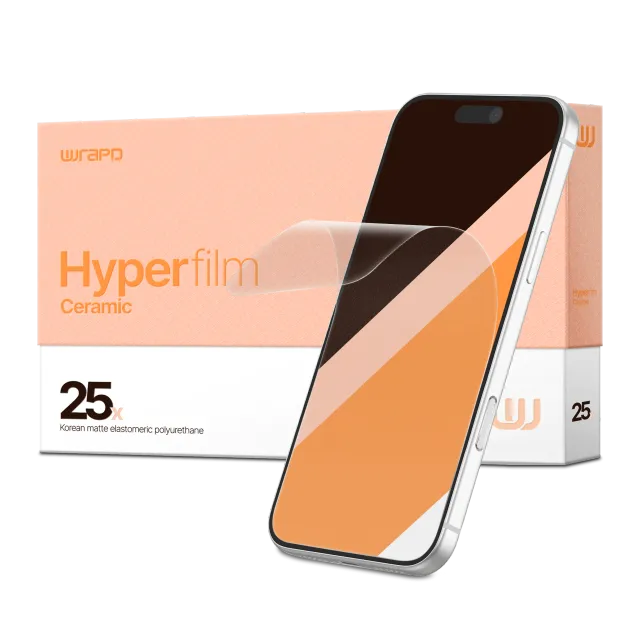 Wrapd HyperFilm - EPU displej ochrana fólie (balení 25 ks) (matný)