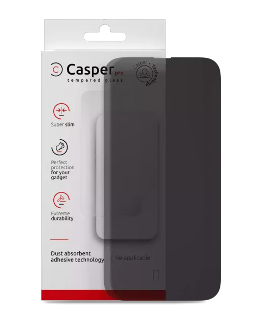 Ochranné sklo Casper Pro pro iPhone 16 Pro Max / 17 Pro Max (v krabičce) (privátní)
