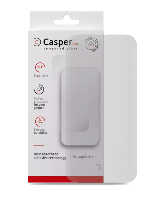 Ochranné sklo Casper Pro pro iPhone 16 Pro Max / 17 Pro Max (v krabičce) (matný)