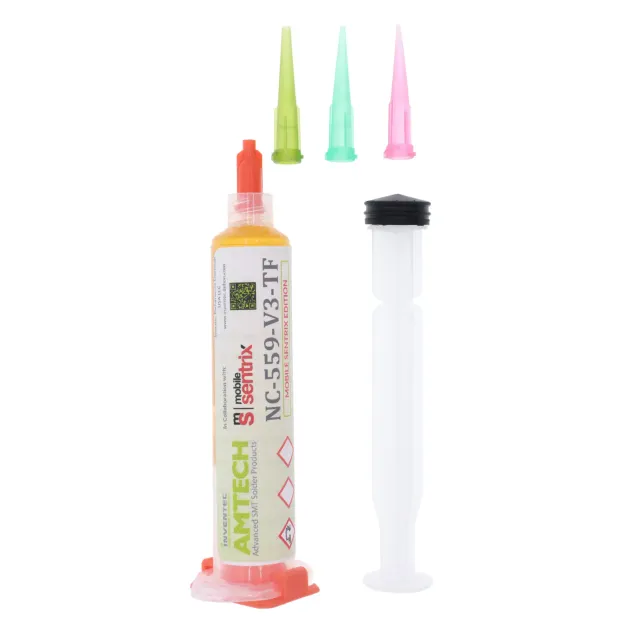 Tacky tavidlo pasta 10cc stříkačka Water-Washable (NC-559-V3-TF / 16151) (Amtech)
