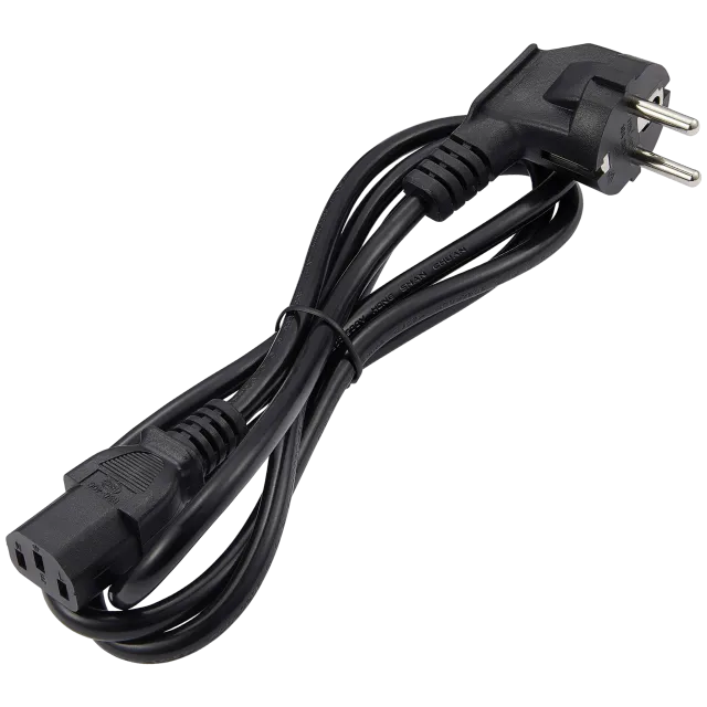 Wrapd C13 Grounded napájecí kabel (EU zástrčka)
