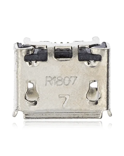 Nabíjecí port pájecí required - 07 Pin - Micro B - 4 Anchor Points (C216)