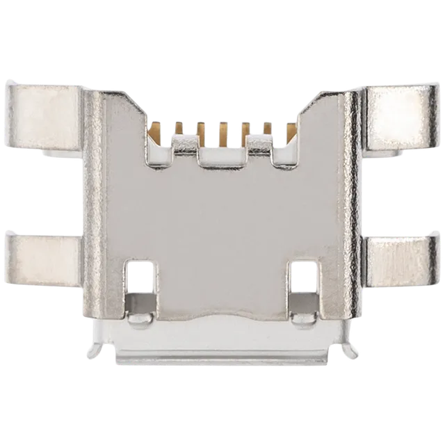 Nabíjecí port pájecí required - 07 Pin - Micro B - 4 Anchor Points (C210)