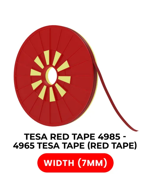 Oboustranný Polyester červený páska (7MM X 25M) (Tesa Model # 4965)