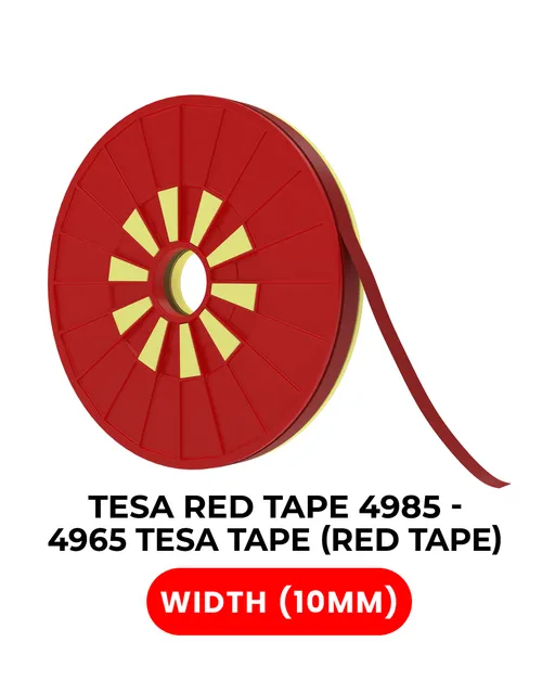 Oboustranný Polyester červený páska (10MM X 25M) (Tesa Model # 4965)