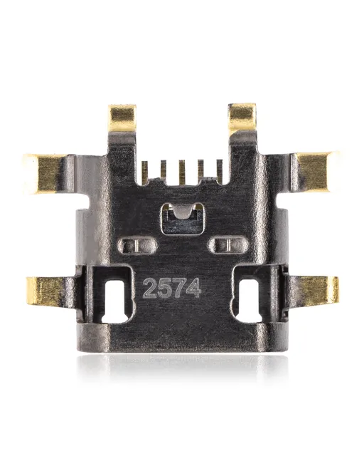 Nabíjecí port pájecí required - 05 Pin - Micro B - 6 Anchor Points (C288)