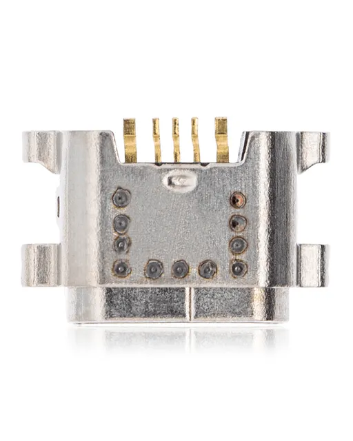 Nabíjecí port pájecí required - 05 Pin - Micro B - 4 Anchor Points (C112)