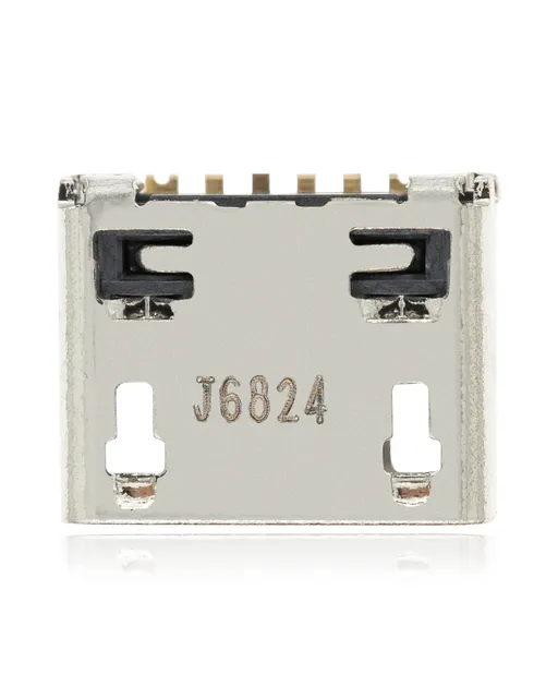 Nabíjecí port pájecí required - 06 Pin - Micro B - 4 Anchor Points (C357)