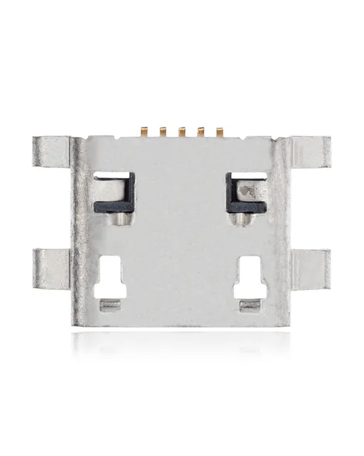 Nabíjecí port pájecí required - 05 Pin - Micro B - 4 Anchor Points (C093)