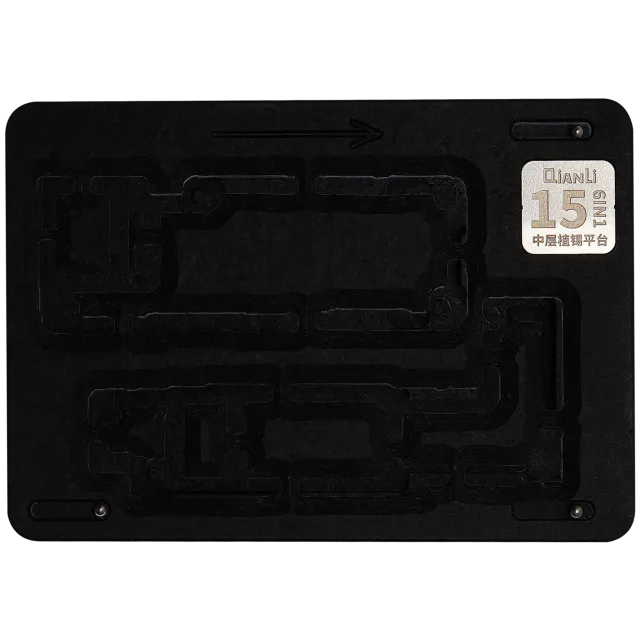 Střední rám Reballing platforma pro iPhone 15 (řada) (Qianli)