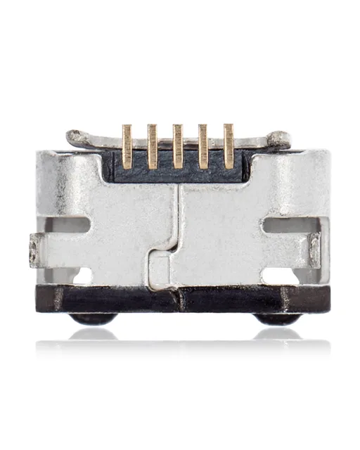 Nabíjecí port pájecí required - 05 Pin - Micro B - 4 Anchor Points (C144)